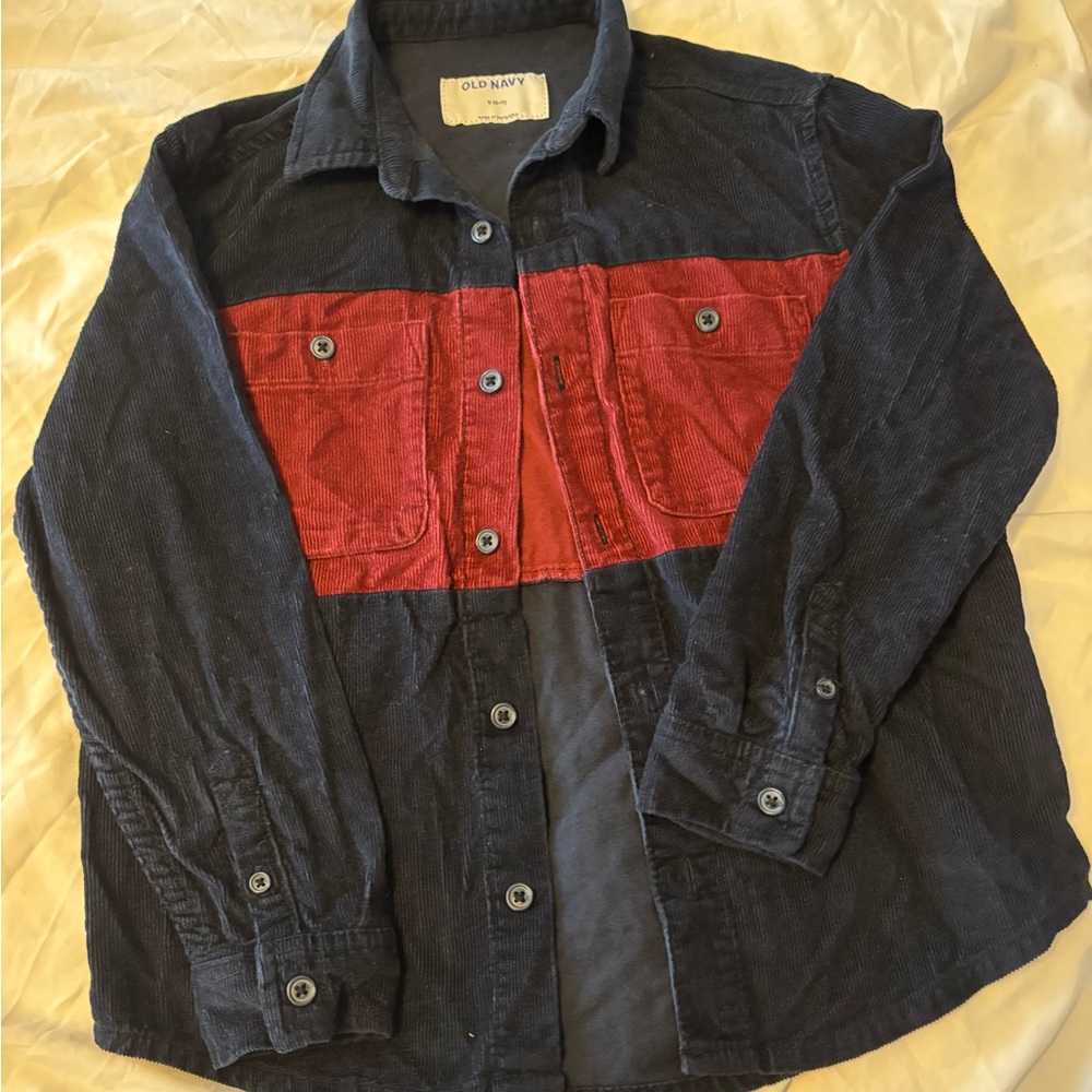 Old Navy Navy Blue Corduroy Jacket